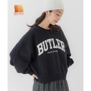 【WEB限定セール】コカ coca ヘビーウェイト裏起毛ヴィンテージ加工 ロゴスウェット （Navy）