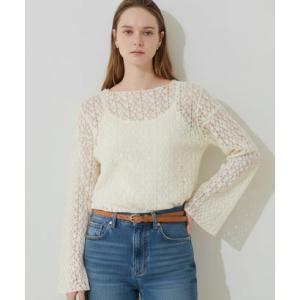 コカ coca ストレッチレーストップス （Ivory）
