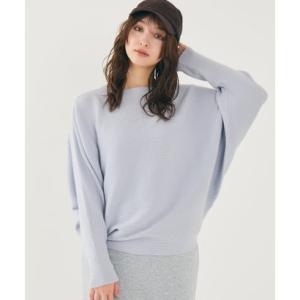 コカ coca 【再入荷・新色追加】 ドルマンスリーブボートネックニット （Lt.blue）