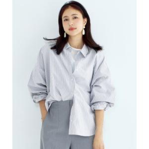 コカ coca オックスドルマンボリュームスリーブシャツ （Navy）