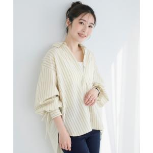 コカ coca 袖シャーリングシャツ （Ivory）