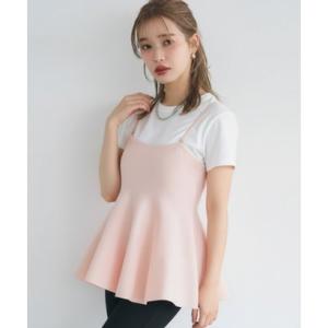 コカ coca スポンディッシュニットキャミソール （Lt.pink）