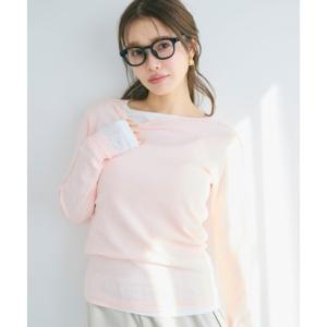 コカ coca シアージョーゼット長袖トップス （Lt.pink）