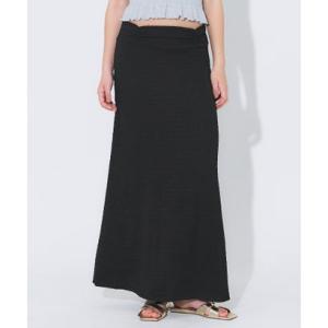 コカ coca シボシャーリングスカート （Black）