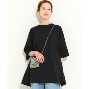 コカ coca Aラインフレアチュニック （Black）
