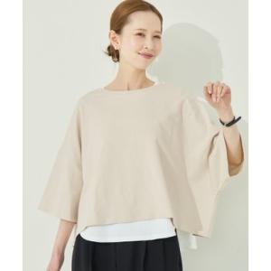 コカ coca ミニ裏毛半袖ドルマンクロップドトップス （Ivory）