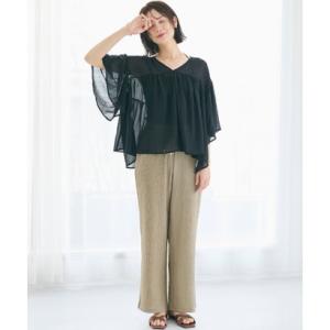 コカ coca シボシャーリングイージーパンツ （Beige）
