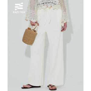 コカ coca EAZYTEXリブパンツ （White）