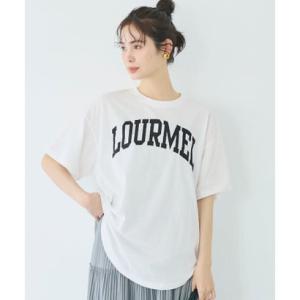 コカ coca テールカットカレッジビッグTシャツ （White）