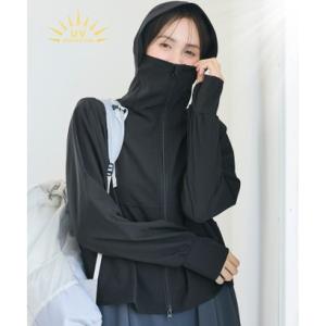 コカ coca 【UVカット】ドルマンパーカー【返品不可商品】 （Black）