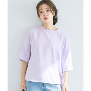 コカ coca レギュラーオンス5分袖ビックTシャツ （Purple）