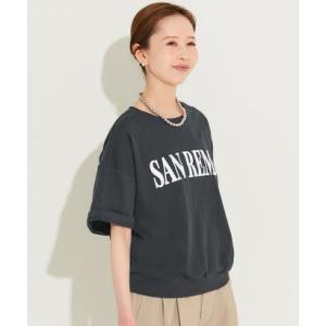 コカ coca ミニ裏毛半袖トップス （Charcoal）