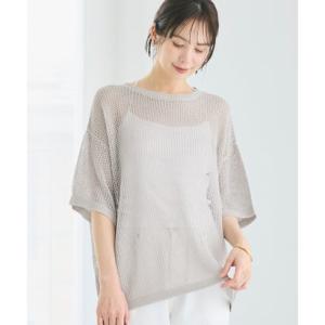 コカ coca 五分袖メッシュニット （Gray）