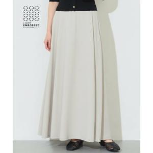 コカ coca ライトエンボスフレアスカート （Lt.beige）