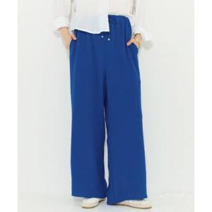 コカ coca シボ感ワイドパンツ （Blue）