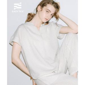 コカ coca とろみサッカースキッパーシャツ （Beige）