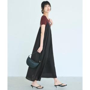 コカ coca コットンキャミワンピース （Black）