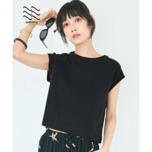 コカ coca スムースラグランノースリーブトップス （Black）