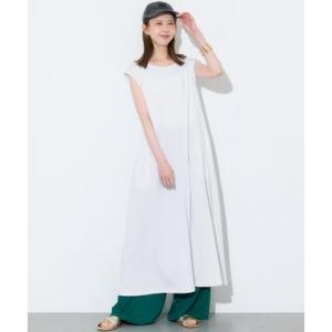 コカ coca コットンノースリーブワンピース （White）
