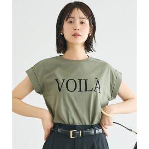 コカ coca フレンチスリーブプリントTシャツ （Khaki）