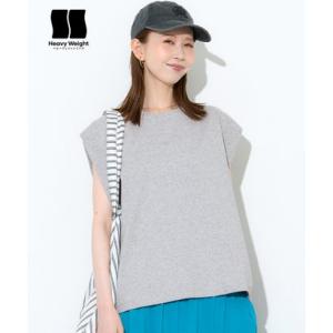 コカ coca ヘビーウェイトノースリーブワイドトップス （Gray）