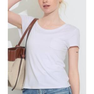 コカ coca とろみポケットTシャツ （White）