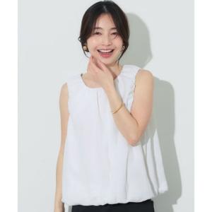 コカ coca バルーンノースリーブブラウス （White）