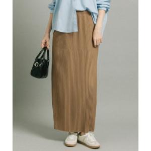コカ coca ランダムリブロングIラインスカート （Dk.beige）
