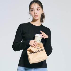 コカ coca 極上クルーネックニット （Black）