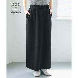 【再入荷】コカ coca エンボス加工タイトスカート （Black）