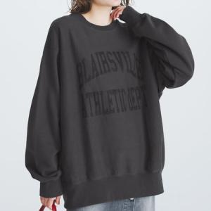 コカ coca ヘビーウェイト裏起毛カレッジスウェット （Charcoal）