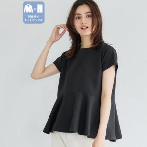 コカ coca セットアップ対応バックパールブラウス （Black）