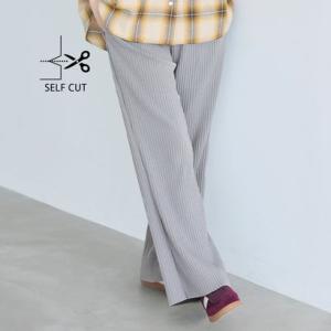 コカ coca ジョーゼットリブパンツ （Gray）
