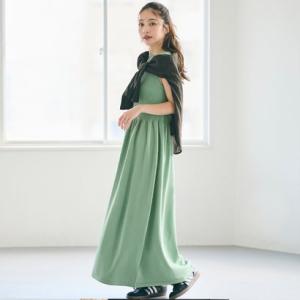 コカ coca ノースリーブボートネックサマーニットワンピース（Lt.green）
