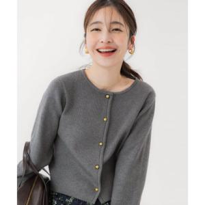 【再入荷・新色追加】コカ coca 金ボタンニットカーディガン （Gray）