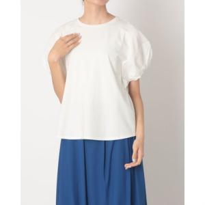 コモエリー クローゼット comoely closet 異素材バルーンスリーブブラウス （オフホワイ...