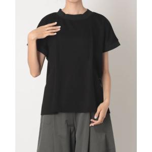コモエリー クローゼット comoely closet リブテクスリーブトップス （ブラック）