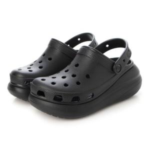 クロックス crocs レディース サンダル 厚底 クラッシュ クロッグ 207521 (ブラック)