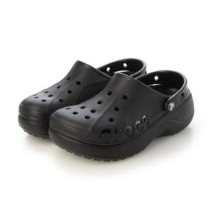 クロックス crocs レディース サンダル 厚底 バヤ プラットフォーム クロッグ 208186  (ブラック)｜locondo-shopping