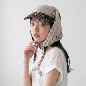シーアールビー CRB 柄サンシェードキャップ （マルチ）