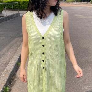 シーアールビー CRB メッシュボタンジレ （ライム）