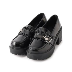 シーエス ティーアンドピー csT&P 厚底 ハート付きローファー （ブラック(219)）