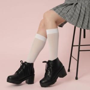 シーエス ティーアンドピー csT&P 厚底レースアップブーツ （ブラック(019)）