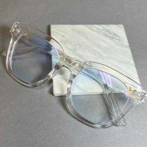 ダイヤモンドハーツ Diamond Hearts 【訳あり新品】ビックフレームクリアメガネ （C）