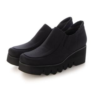 ドナミス Dona Miss 厚底コンフォートスリッポンシューズ （BK）