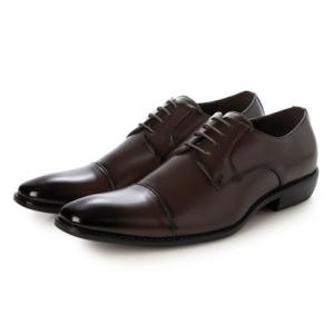 デクト Dect ビジネスシューズ メンズ ストレートチップ レースアップ ドレスシューズ ビジネスカジュアル メンズ靴 紳士靴 （ダークブラウン）