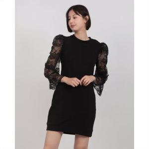 デニーローズ DENNY ROSE レーススリーブワンピース （BLACK）