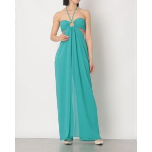 デニーローズ DENNY ROSE カットアウトポイントジャンプスーツ （AQUAGREEN）