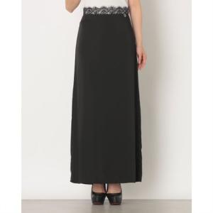 デニーローズ DENNY ROSE レースポイント サテンロングSK （BLACK）