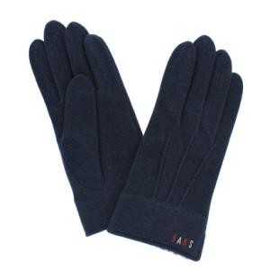 ダックス DAKS 紳士 ジャージ手袋 五本指 （Dネイビー）